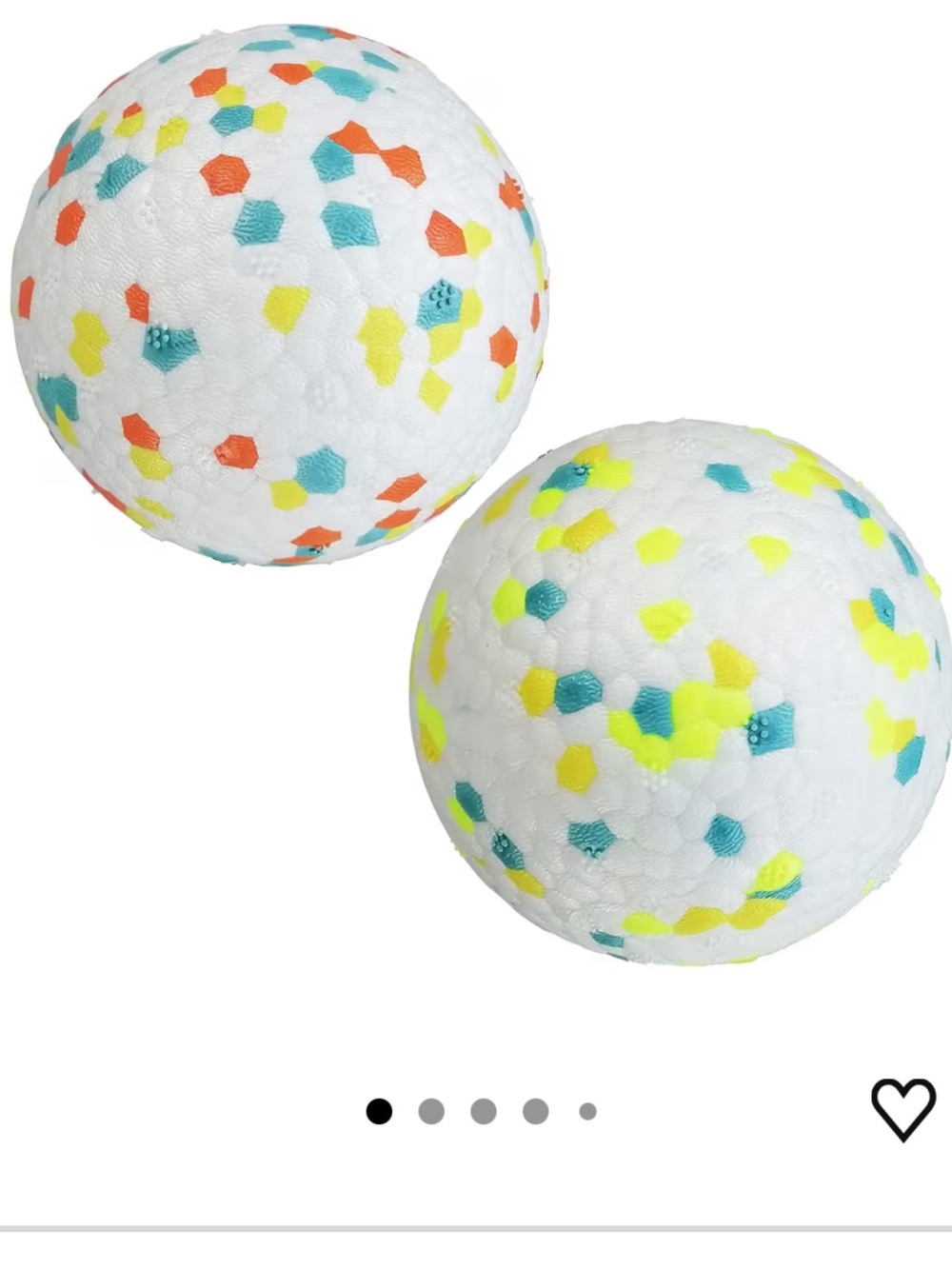 MMSGA Dog Balls Indestructible for Water Or Land (2Pcs)